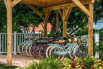 Free rental from our bike pavilion